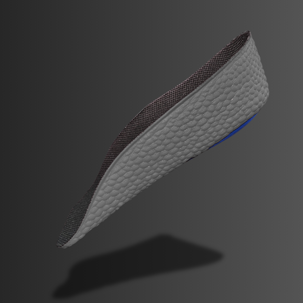 Black Inchmaxxers 2.0 - Height Increasing Insoles on dark background